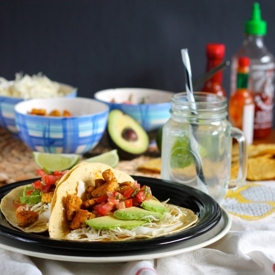 Tempeh Tacos with Fresh Salsa