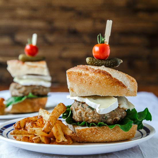 French Burgers + French Fries