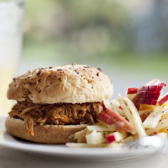 BBQ chicken sandwiches