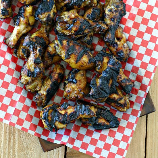 Grilled Honey Turmeric Wings