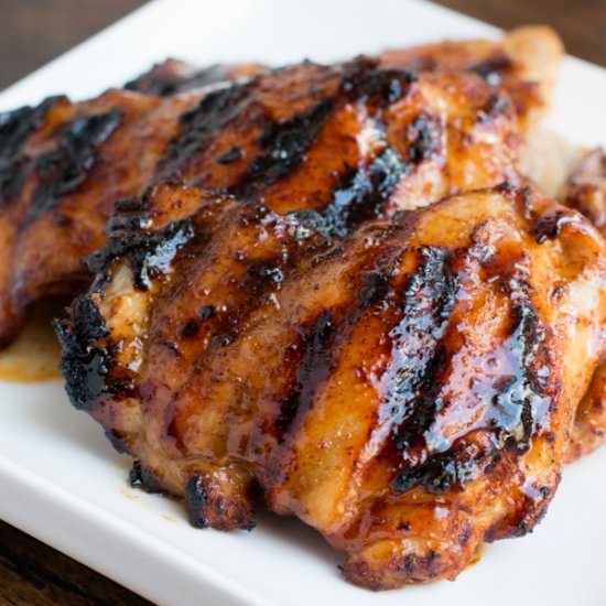 Sticky Honey Lime Grilled Chicken