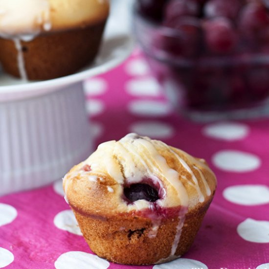 Cherry Lemonade Muffins