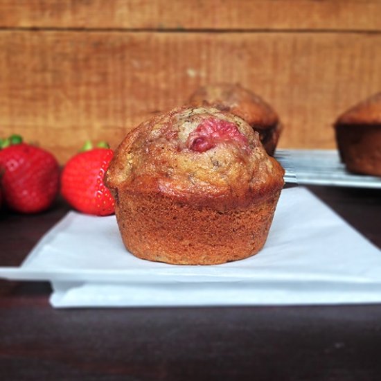 Strawberry Banana Muffins