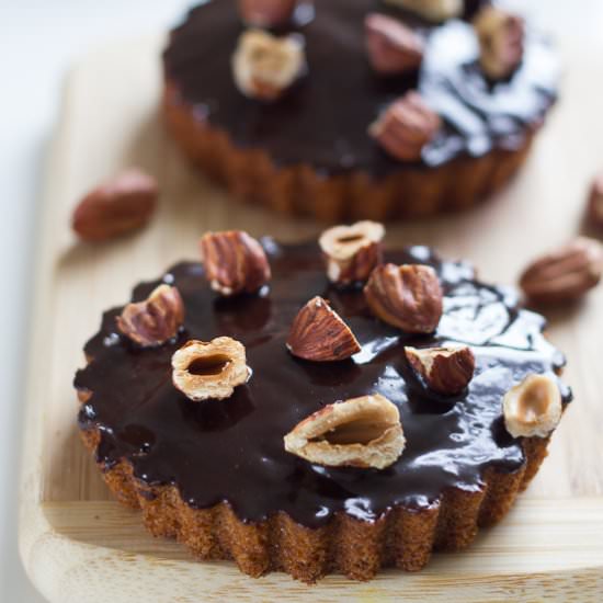 Hazelnut and Chocolate Financiers