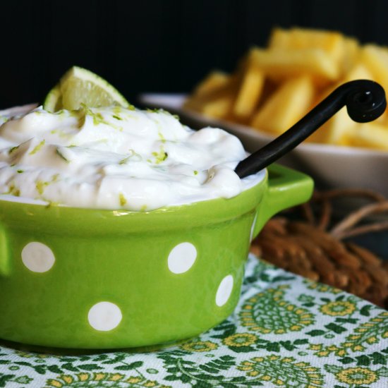 Honey Lime Yogurt Dip