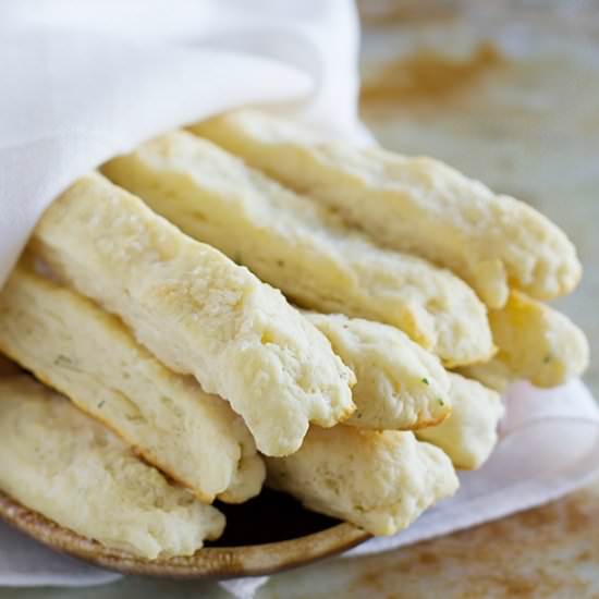 Sour Cream Breadsticks