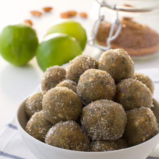 Non-Alcoholic Vegan Mojito Balls