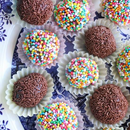 Brigadeiros (Brazilian sweets)