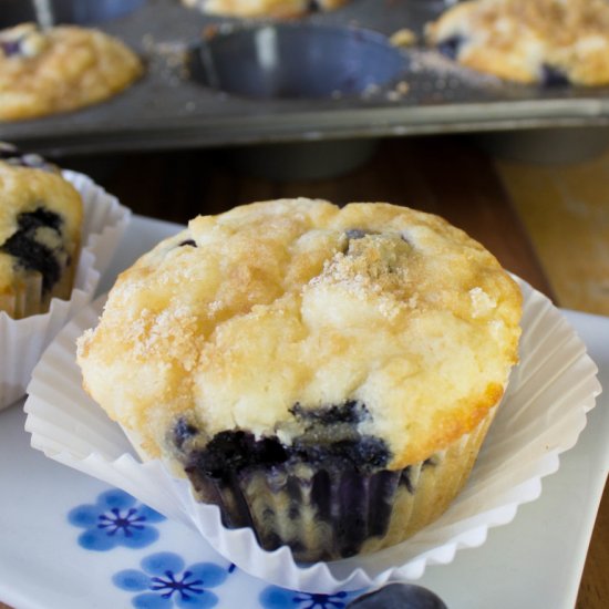 Blueberry Cream Cheese Muffins