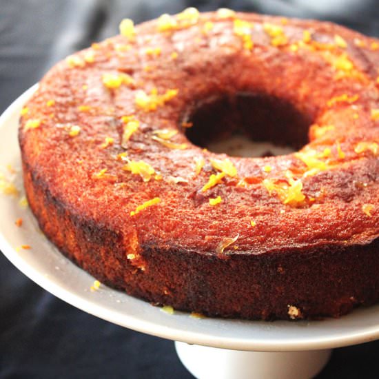 Honey and Citrus Syrup Cake