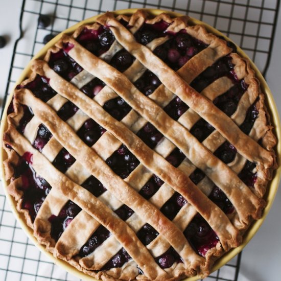 Easy Blueberry Pie