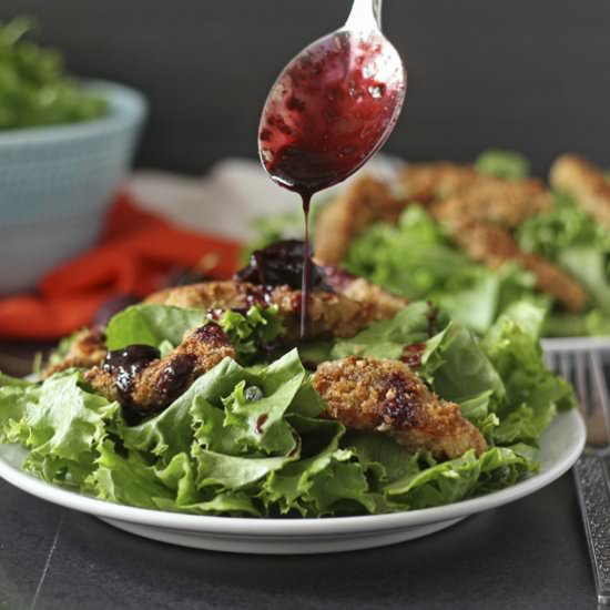 Duck Tender Salad & Cherry Balsamic