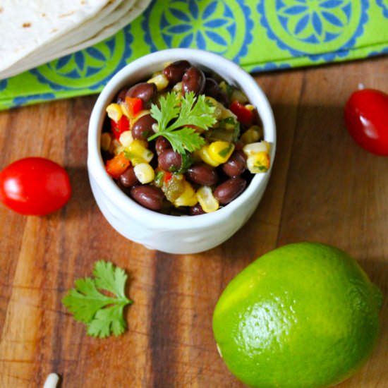 Black Bean & Grilled Corn Salad