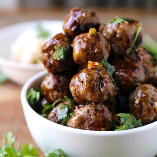 Vietnamese Beef Meatballs