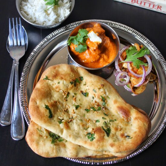 Oven Baked Garlic Naan