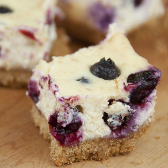 Lemon Blueberry Cheesecake Bars