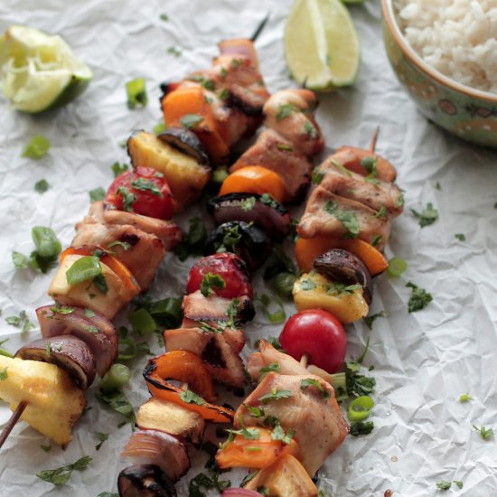 Sweet Chicken Kabobs