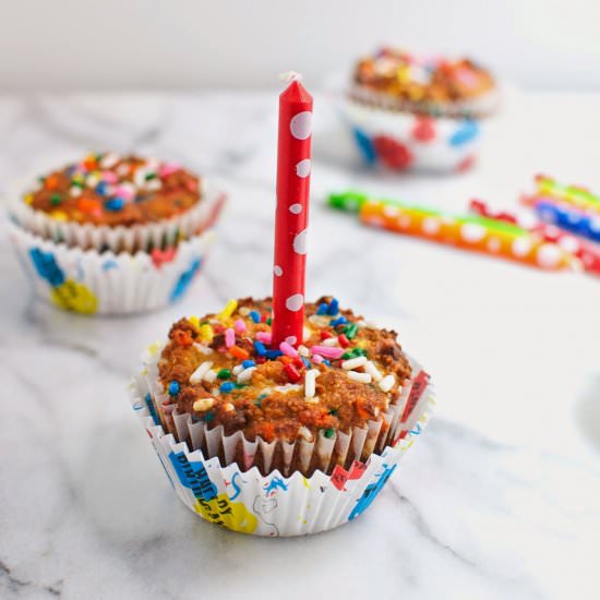 Grain-Free Funfetti Muffins