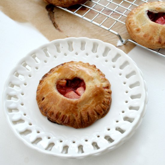 Apple and Raspberry Hand Pies