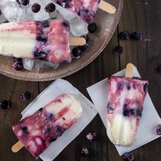 Ribena Lemon Yoghurt Popsicles