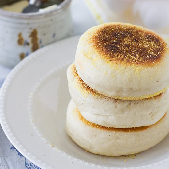 Sourdough English Muffins