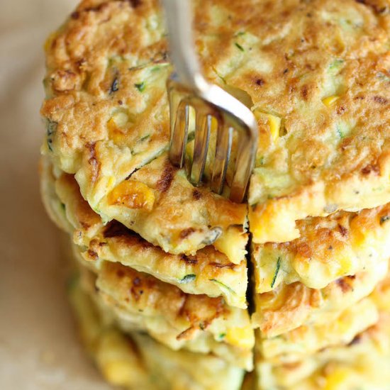 Zucchini Corn Pancakes