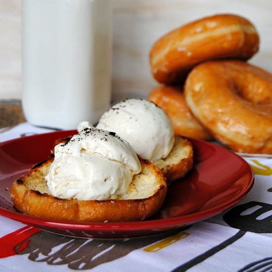 Grilled Donuts a la Mode