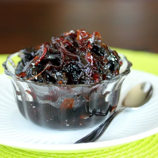 Red Onion Dried Cherry Marmalade