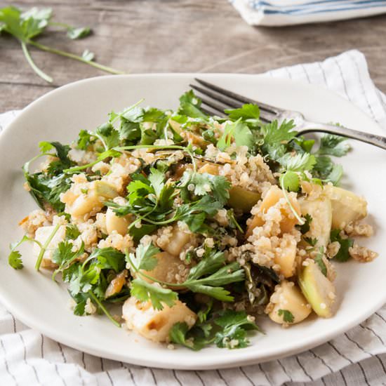 Miso Glazed Turnips & Kohlrabi