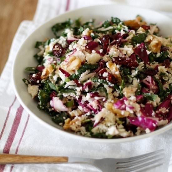 Raw Cauliflower Couscous