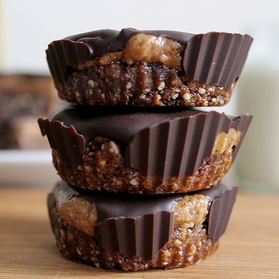 Healthy Homemade Peanut Butter Cups