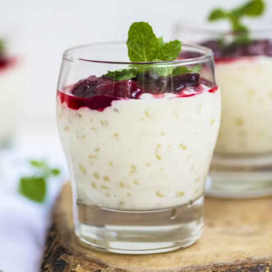 Sago and Coconut Pudding