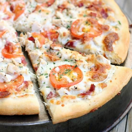 Garlic-Ranch Chicken Pizza