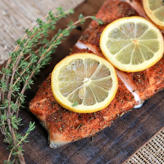 Grilled Cedar Plank Salmon