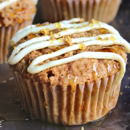 White Chocolate Zucchini Muffins