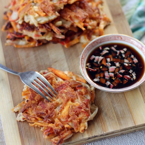 Surimi and Sweet Potato Cakes