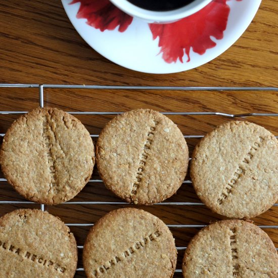 Digestive Biscuits aka Graham Cracker