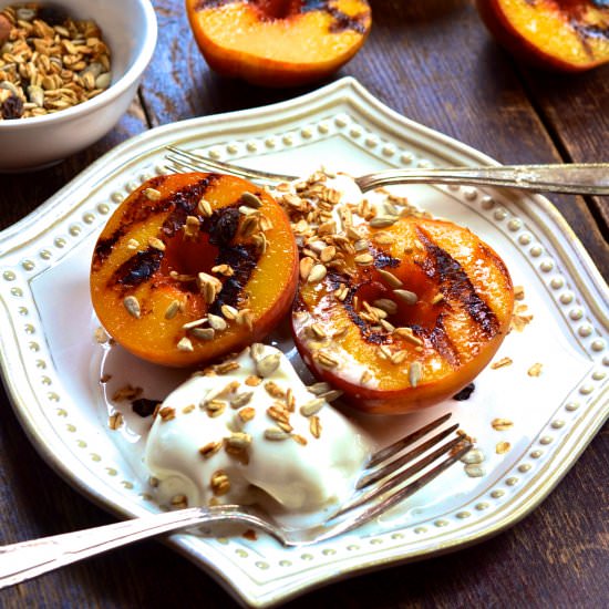 Grilled Georgia Peaches