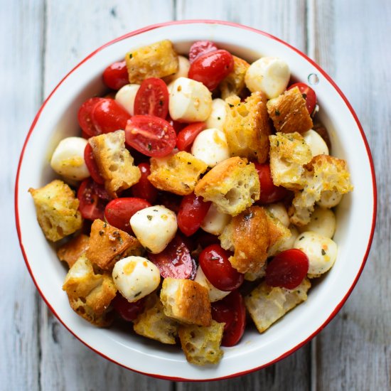 Tomato and Mozzarella Panzanella