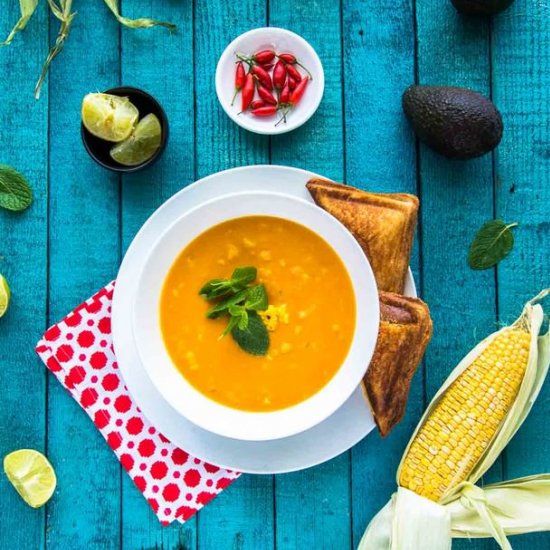 Sweet Potato and Corn Soup