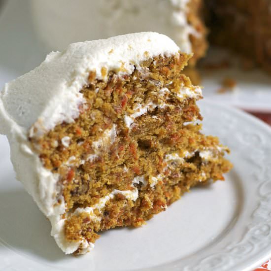 Gluten and Dairy Free Carrot Cake