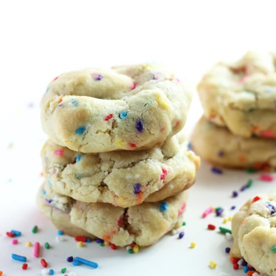 Petite Coconut Oil Funfetti Cookies