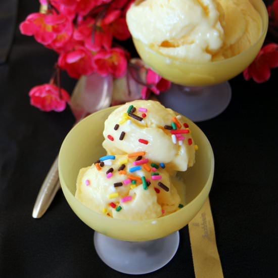 Custard Powder Ice Cream