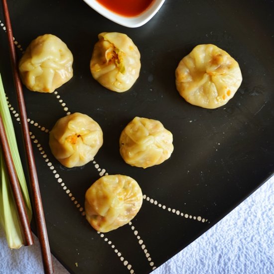 Veg Momos Steamed