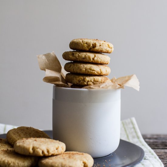 Simple Lemon Cornbread Cookies