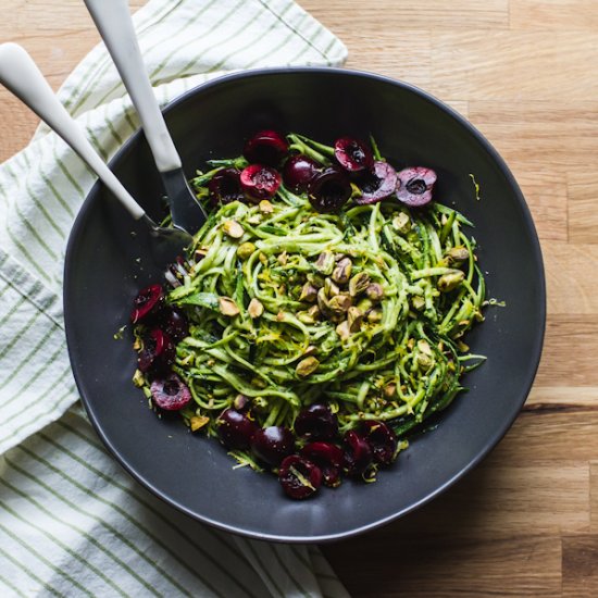 Pistachio Kale Pesto Pasta