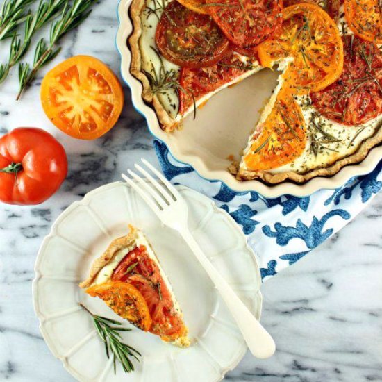 Savory Goat Cheese Tart