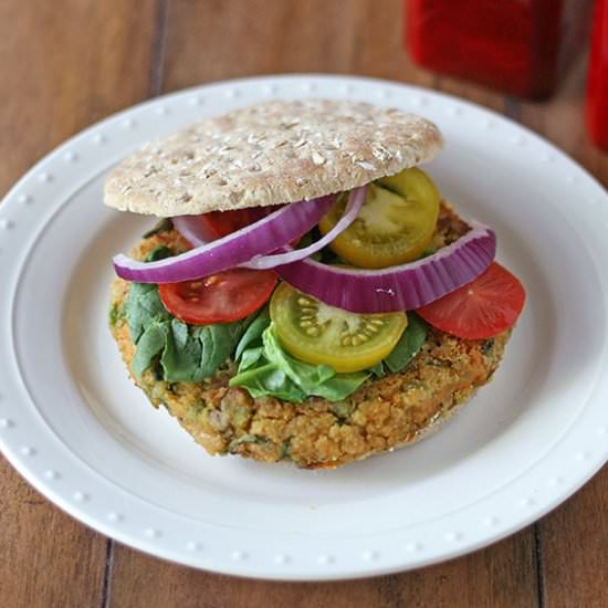 Sweet Potato Quinoa Burgers