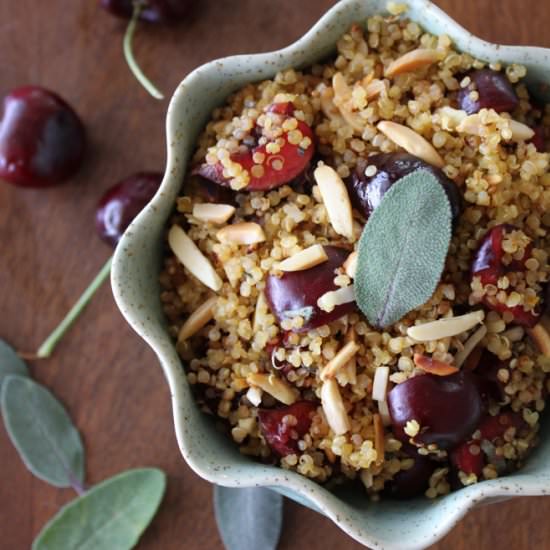 Cherry Sage Toasted Quinoa