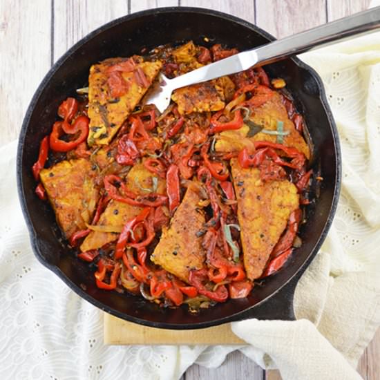 Roman-Style Tempeh with Kale